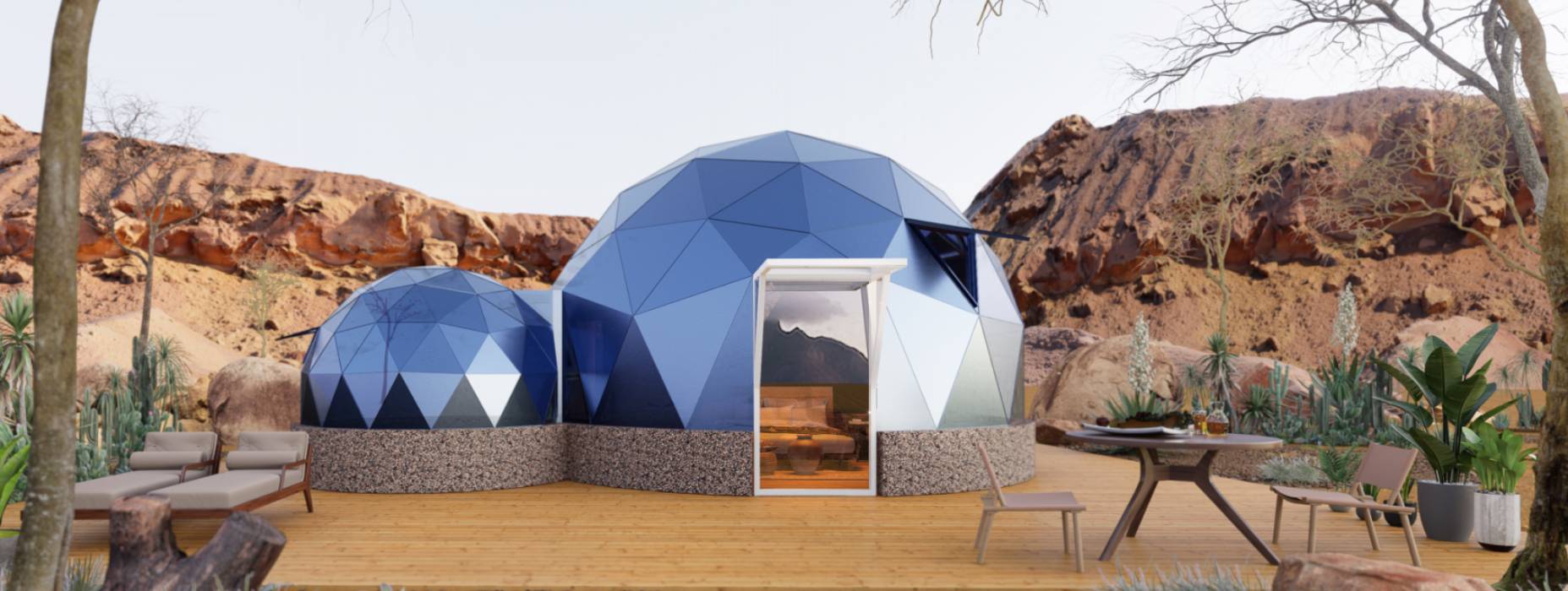 五寨县球形智能光伏玻璃星空房